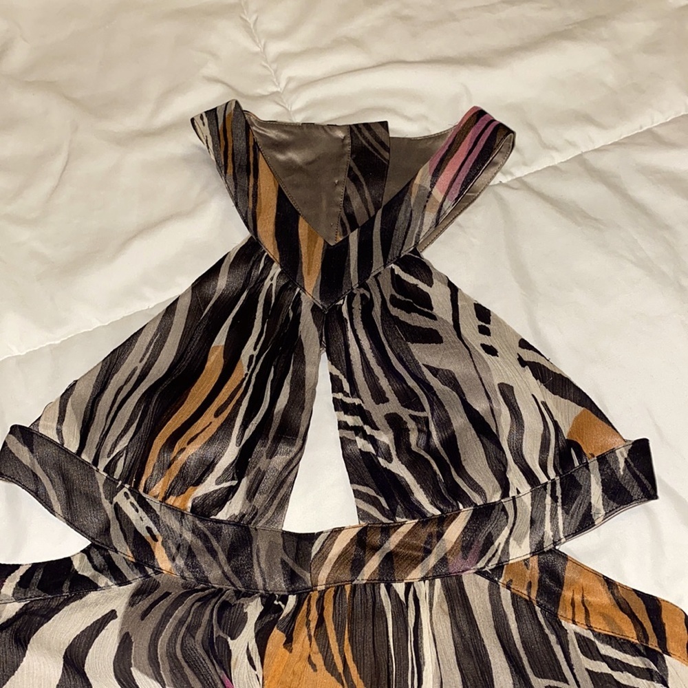 Ali Ro dress women’s 2 black gray pink orange - Picture 14 of 14